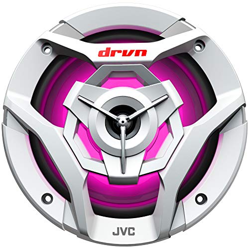 JVC CS-DR621MWL 6.5 Inch Car & Marine, Motor Sports, Car Audio Stereo 2- Way Speakers with Cool Built in RGB LED Lights, Weatherproof IPX5, 260 Watts, UV Protected Grills Included - White JVC CS-DR621MWL 6.5 Inch Car & Marine, Motor Sports, Car Audio Stereo 2- Way Speakers with Cool Built in RGB LED Lights, Weatherproof IPX5, 260 Watts, UV Protected Grills Included - White